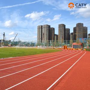 China All-Weather ASTM Certified Running Track Durable EPDM Rubberized Surface for Outdoor Use factory
