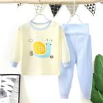 Home Children's Pajamas Sets Cotton Long Sleeved Trousers Suit Clothes
