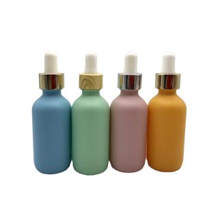 China Opaque Matte 60ml Serum Perfume Bottle With Dropper ISO20001 factory