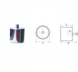 China Neodymium Pot Magnet / Magnetic Hook factory