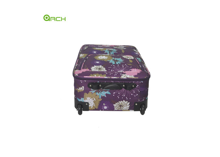 Printing Material Trolley Case Soft Sided Luggage with Two Front Pockets