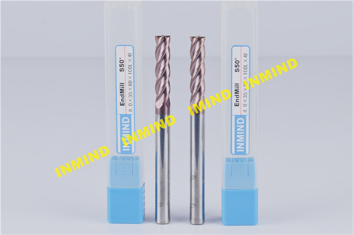 Standard Cnc Milling Solid Carbide Cutter / Extra Long 8 mm Drill Cutting Tool