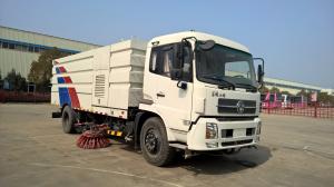 China LHD Truck Mounted Road Sweeper 15t Road Cleaner Truck factory