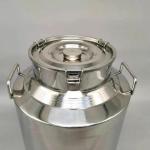 50 Liters Stainless Steel Tea Can Peanut Edible Oil Milk Cans With Sealed Lid