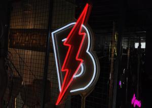 China Acrylic 200cm 12VDC Lightning Led Neon Signs RoHS For Bar factory