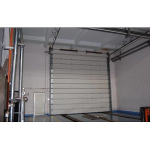China Double Skinned Panels Overhead Sectional Door Wind Resistance factory