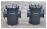 Rubber Lining Carbon Steel Sea Water Filter (AS350 CB/T 497-2012) Flange End