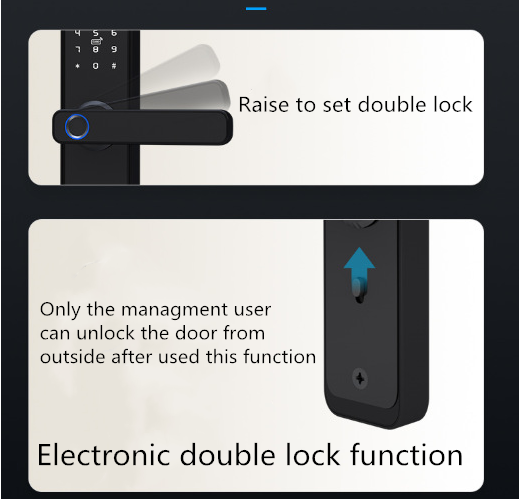 Tuya Zigbee Smart Lock / Fingerprint Password Front Door Lock