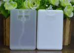 Cosmetics Liquid Packing Credit Card Spray Bottle Clear And White
