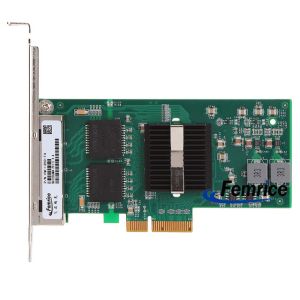 Femrice 1G Quad Port RJ45 Ethernet Server Adapter Intel I350 Chip Server Network Interface Cards