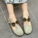 S386 Leather Shoes Handmade Toe Layer Cowhide High Quality Women'S Shoes Custom