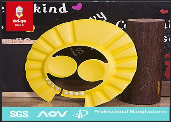 Safety Product Baby Shampoo Cap With Ear Cover / Adjustable Baby Shower Hat