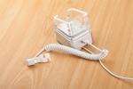 COMER transparent Acrylic Phone Display Stand wholesale from factory with alarm