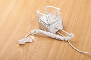 China COMER alarm security display holder cable locking devices for cellphone retail stores factory