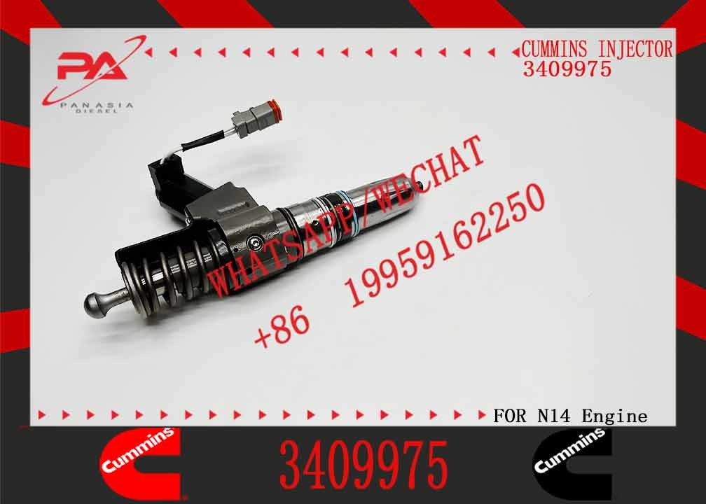 Common Rail Diesel Fuel Injector 3411760 3081315F 3409975 For Cummins QSN14 N14