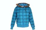 Ladies jacket Quality Coats Fashion Keep Warm Autumn And Winter blue lattice
