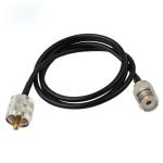CB Ham Radio RG58 Extension Cable PL259 Pigtail UHF PL-259 Male to UHF SO-239