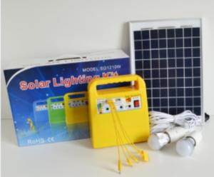 China FT-1210W LFP Battery Lighting Power Storage 18V 10W With 6m Wire Solar Panels factory
