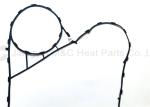 V100 Plate Heat Exchanger Gaskets SGS FDA ISO Certified Flat Shape