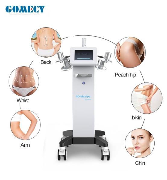 GOMECY Amazing Results Fat loss 8d laser Fat Melting red green dual laser light