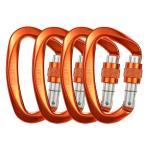 OEM Heavy Industry 35KN Aluminum Auto Mountain Climbing Swivel Clip Snap Safety