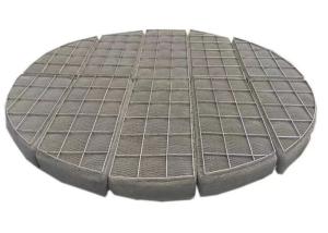 China Customized SS304 Distillation Column Special York431 Mesh Pad Demister factory