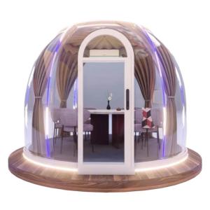 China Transparent pc Panoramic Star Room Homestay Hotel net Red Bubble House awning outdoor tent factory