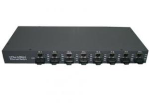 China 100M 8 Port Fiber Optic Network Switch 100Base-Fx Auto-Negotiation factory