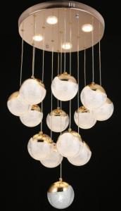 China Duplex Loft Apartment Chandelier With Nordic Simple Ball Design And High Living Room factory