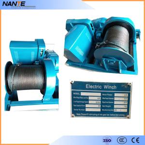 China Industrial Electric Hoist , Heavy Duty Rope Hoist Double Girder Winch Trolley factory