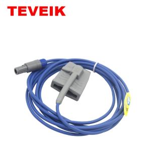 China Choice Adult Finger Soft Tip Reusable Finger SPO2 Sensor Redel 6 Pin factory