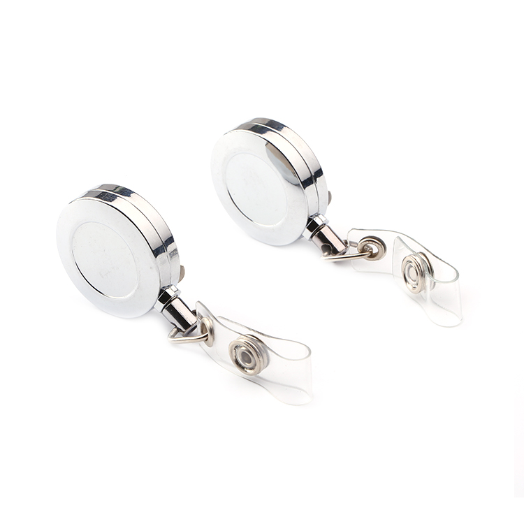 Deyi Silver Color ID Card Badge Reel