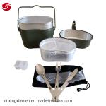 Military Tactical Outdoor Travelling Camping Food Cooking Canister Can Tin