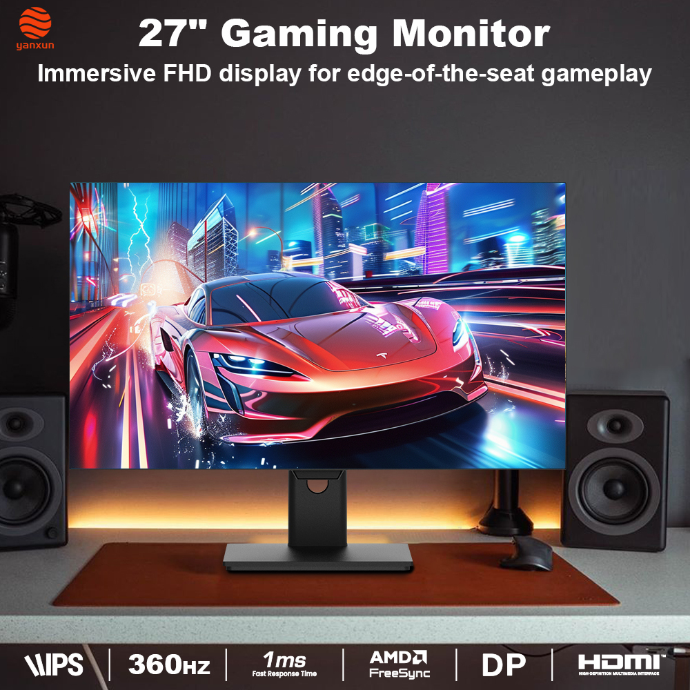 27-Inch Gaming Monitor: UHD Resolution, 2560x1440 2K IPS Panel, 360Hz High