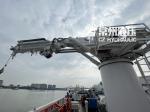 hydraulic cylinder for the crane of the marine and ship with ceramic coating