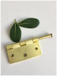 Matt Brass Plated Antique Brass Hinges South American Type For Wooden Type
