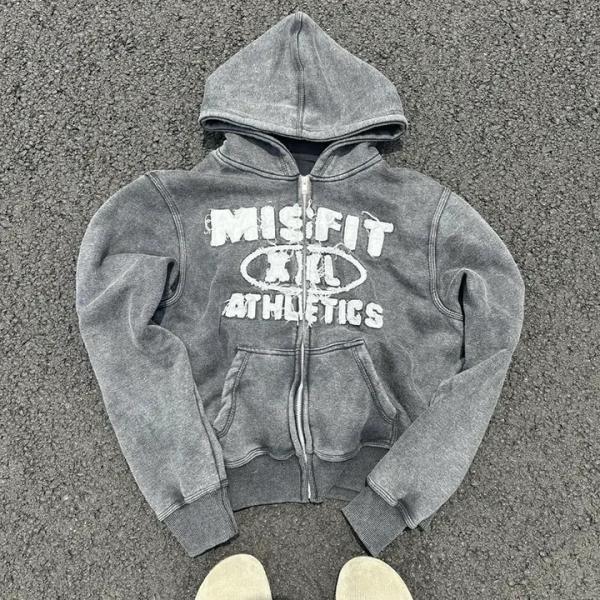 Custom Vintage Stone Washed Applique Patchwork Embroidery Hoodies Heavy Cotton