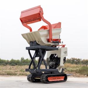 China 6.5hp / 3600rpm Rated Power Mini Crawler Dumper For Heavy Loads factory