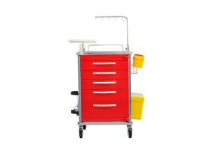 China Luxurious Medical Trolleys Hospital Nursing Trolley For Medicine Delivery factory