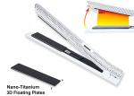 Gorgeous Rhinestone Nano Titanium Hair Straightener 1 Inch Dual Voltage