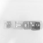 Customized Strut Channel Fittings Flat Angle silver For electrical Channel