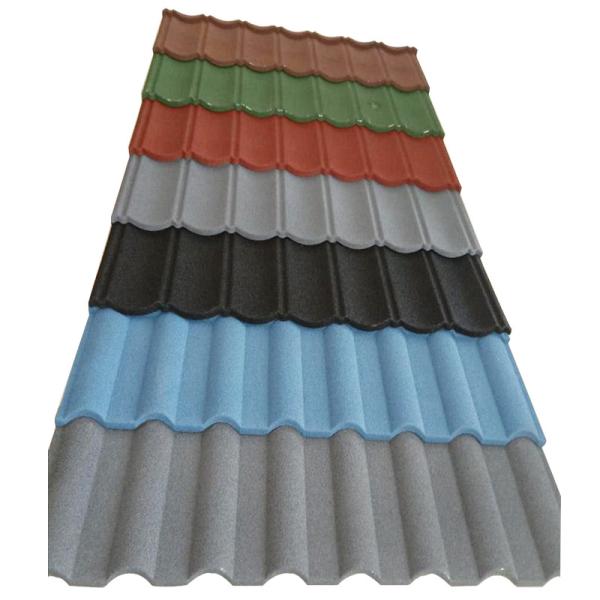 Modern Design Style Prime Zinc Aluminum Steel Stone Chips Roofing Sheets 0.3mm 0