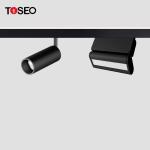 Cob Led Spot Magnetic Track Light Adjustable Recessed 48Volt For Office