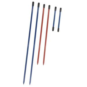 China Multicolor Fiberglass Golf Alignment Sticks FRP Golf Putting Practice Rods factory