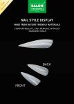 Long Stiletto Nail Tips Full Cover Natural Color Fake Nails With Box For Nail