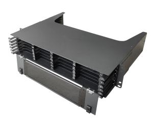 China 2U 288 Fiber MTP MPO Patch Panel 8/12/24 Core Ethernet Cable Management factory