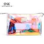 Luxury Rainbow Holographic PVC Cosmetic Organiser Bag