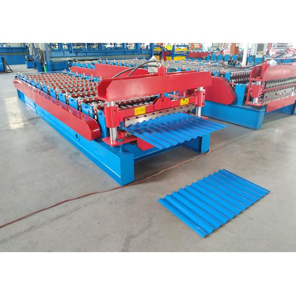 Automatic Corrugated Wave Panel Sheet Roll Forming Machine Making Tiles