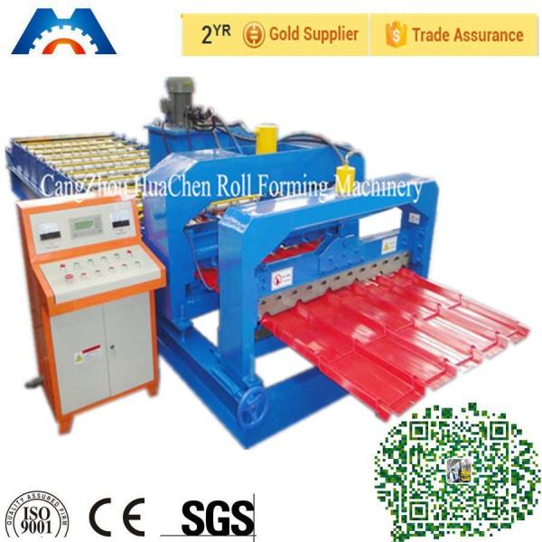 China Cr 12 Rollers Step Tile Cold Roll Forming Machine 380V 50Hz 3 Phases factory