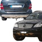 Mercedes-Benz ML350 / W164 Stainless Steel Car Bumper Guard For Edge Protection